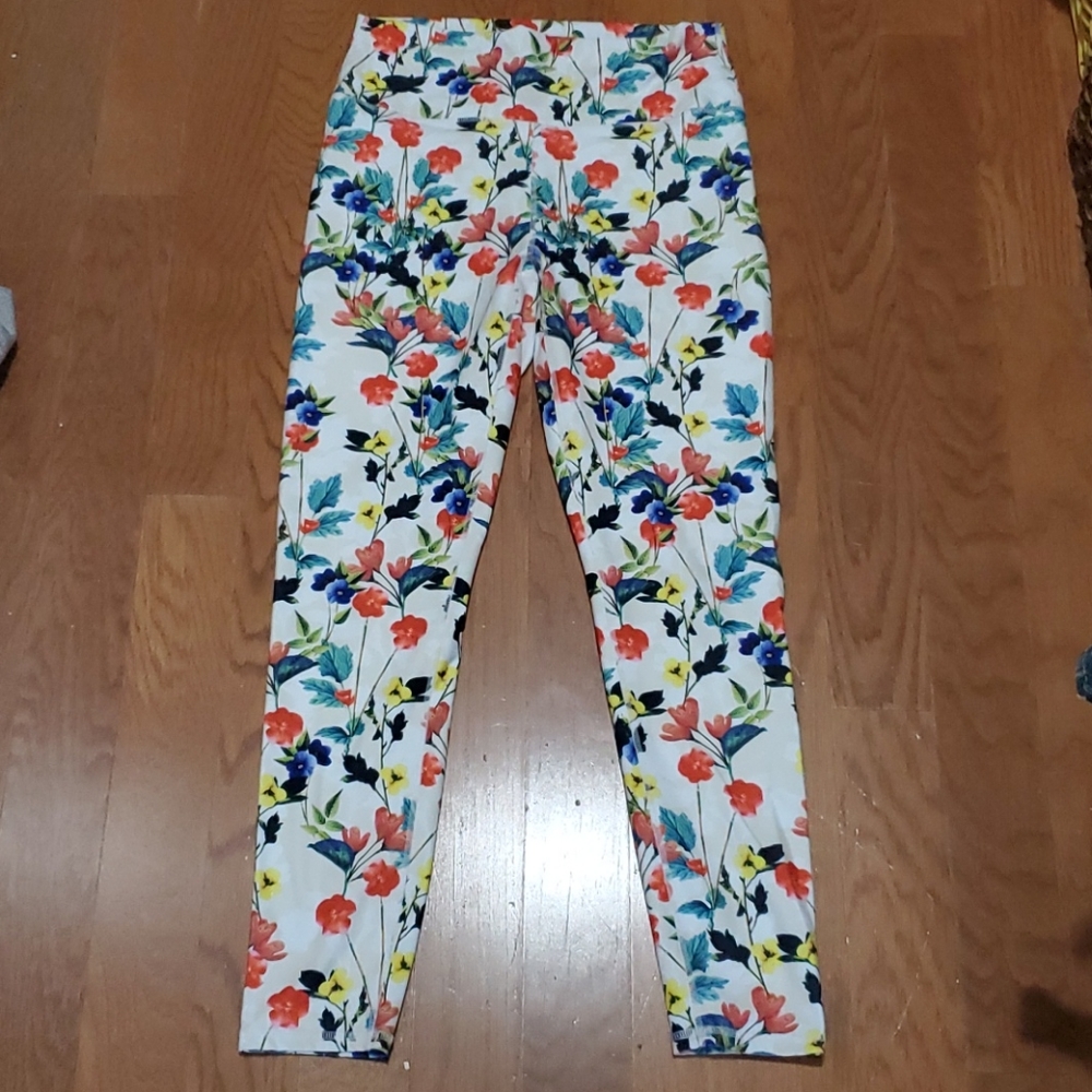 Fabletic floral leggings size m